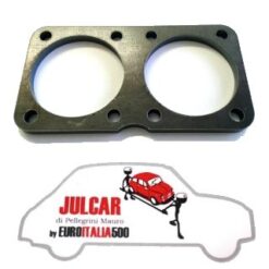 Piastra in acciaio alza cilindri Ø 77 altezza 1 cm Fiat 500/126