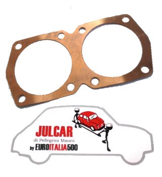 Guarnizione testa in rame Ø 82 spessore 0,5 mm Fiat 500/126