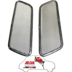 Coppia griglie posteriori in alluminio per prese aria motore Fiat 500 Giardiniera