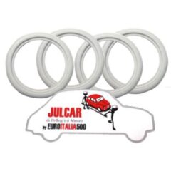 Kit fasce bianche per pneumatici da 12" Fiat 500-126-600