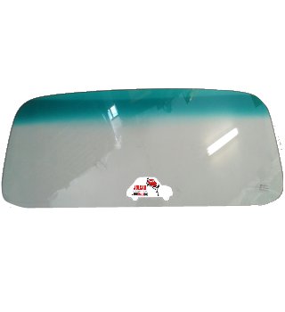 Parabrezza con fascia verde Fiat 500