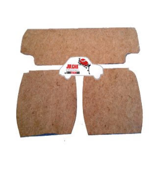 Kit rivestimenti in Juta sotto sedute sedili Fiat 500