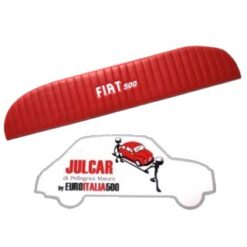 Pannello mensola lunotto posteriore rosso con scritta bianca Fiat 500 L
