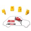 Kit 4 fermi fissaggio tasche pannelli porta Fiat 500 L