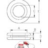 Gommino passacavo per foro da 14 mm Fiat 500