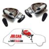 Coppia specchi esterni Californian Cromati Fiat 500