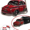 Fibbia cintura rossa Fiat 500