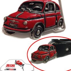 Fibbia cintura rossa Fiat 500