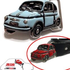 Fibbia cintura azzurra Fiat 500