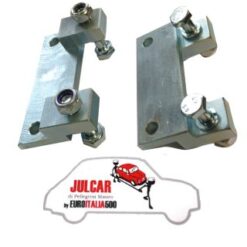Coppia staffe rialzo braccetti anteriori per assetto Fiat 500 D/F/L