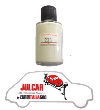 Vernice ritocco carrozzeria cod. 233 " Bianco " da 30 ml Fiat 500