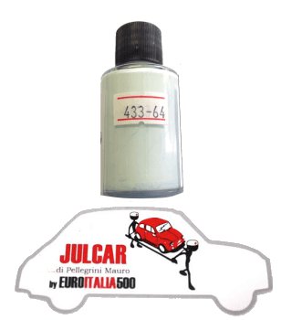 Vernice ritocco carrozzeria cod. 433 " Azzurro Acquamarina " da 30 ml Fiat 500