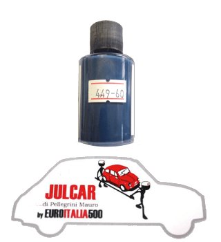 Vernice ritocco carrozzeria cod. 449 " Blu Medio " da 30 ml Fiat 500