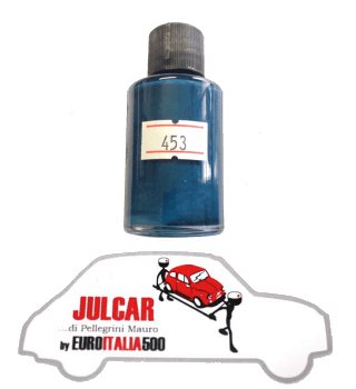 Vernice ritocco carrozzeria cod. 453 " Blu Medio " da 30 ml Fiat 500