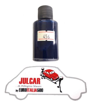 Vernice ritocco carrozzeria cod. 456 " Blu Scuro " da 30 ml Fiat 500