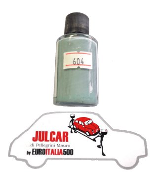 Vernice ritocco carrozzeria cod. 604 " Grigio Garda " da 30 ml Fiat 500