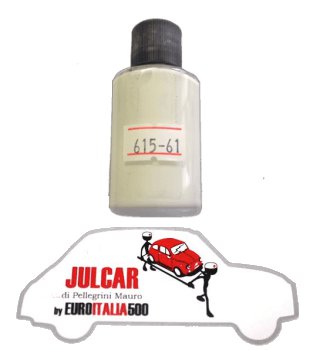 Vernice ritocco carrozzeria cod. 615 " Grigio Chiaro " da 30 ml Fiat 500