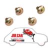 Kit viti fissaggio guida vetro Fiat 500