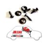 Kit 4 viti e sottoviti per fissaggio moquette preformato Fiat 500