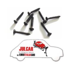 Kit 8 viti nere fissaggio battitacco Fiat 500 L / R