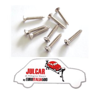 Kit 8 viti fissaggio battitacco Fiat 500 N/D/F/Giard.