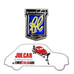 Fregio scudetto Francis Lombardi Fiat 500