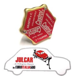 Tappo olio coperchio punterie Abarth Castrol Fiat 500/126