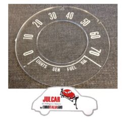 Vetrino cruscotto piatto 70 Mph miglia Fiat 500