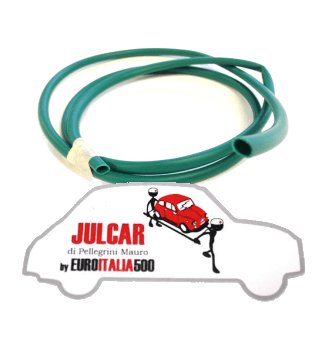 Guaina verde per cavo fanalino targa Fiat 500 ( al metro )