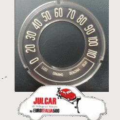 Vetrino cruscotto inclinato 110 km/h Fiat 500 D