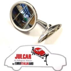 Specchio esterno rotondo piatto a vite con guarnizione Fiat 500