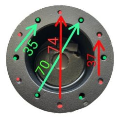 Mozzo volante sportivo Fiat 500