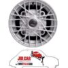 Kit 4 cerchi in lega mod. RAY grigio Silver attacco largo Fiat 500