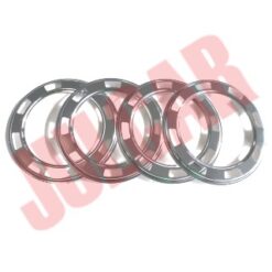 Kit 4 anelli cromati cerchio ruota Fiat 500 My Car Francis Lombardi