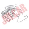 Kit 10 clips centrali molle sedili Fiat 500