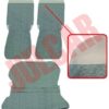 Kit fodere in tessuto zebrato verde Fiat 500 D
