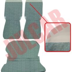 Kit fodere in tessuto zebrato verde Fiat 500 D