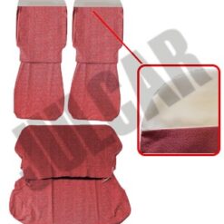Kit fodere in tessuto zebrato verde Fiat 500 D