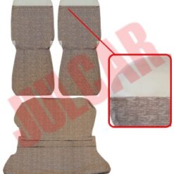 Kit fodere in tessuto zebrato verde Fiat 500 D