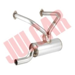 Marmitta sportiva in acciaio tipo Record Monza Fiat 500 D/F/L