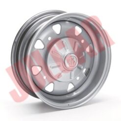 Cerchio ruota in ferro CMR 4,5" R12 con coppetta cromata Alta Qualità Fiat 500