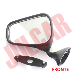 Specchio retrovisore in plastica con fissaggio a vite Fiat 500/126/124