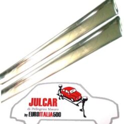 Coppia modanature sottoporta in acciaio Fiat 500 Giard. / 600