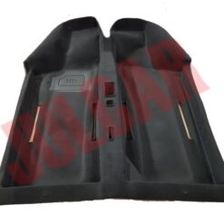 Moquette nera doppia protezione piedi Fiat 600