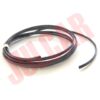 Profilo gocciolatoio nero per due lati Fiat 500