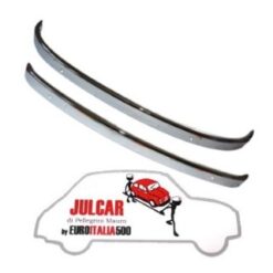 Coppia paraurti in ACCIAIO INOX Fiat 500 N/D/F/L/R