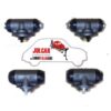 Kit cilindretti anteriori e posteriori Fiat 500 N/D/F/L