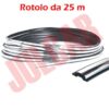 Inserto cromato per guarnizioni Fiat 500 L ( Rotolo da 25 m )