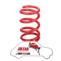 Molla sospensione posteriore rossa altezza 19 cm Fiat 500