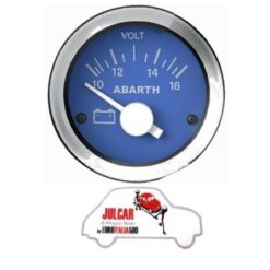Strumento voltmetro blu Abarth Ø 52 mm Fiat 500